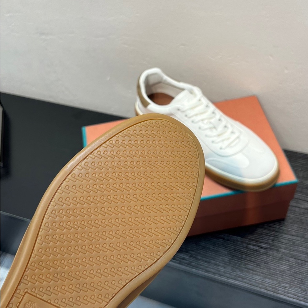 Loro Piana Tennis Walk Sneakers Classic WhiteLaced Shoes - Picture 7 of 8
